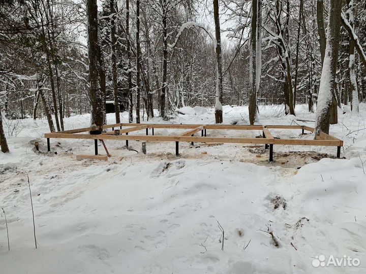 Винтовые сваи под ключ установка обвязка