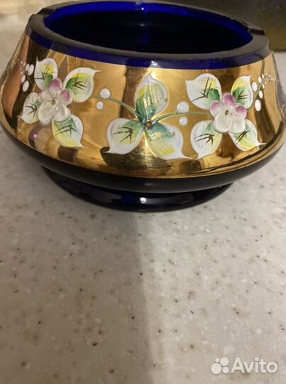 Пепельница рококо Чехия