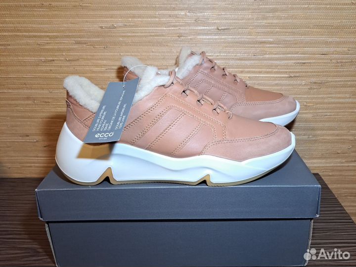 39 Кроссовки ecco chunky sneaker w