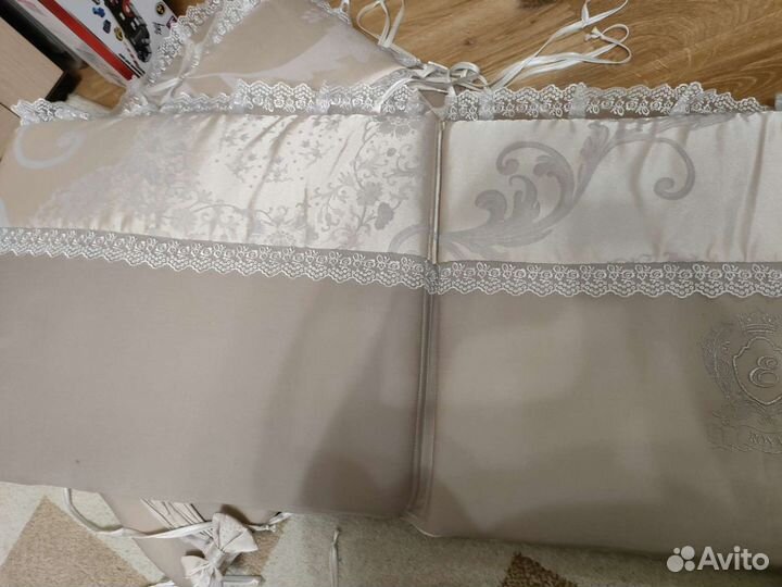 Бортики+постельное бельё для детской кровати