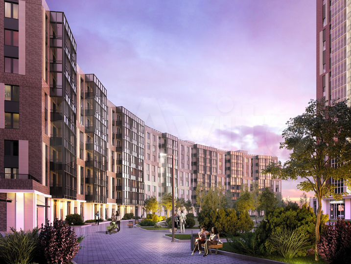 1-к. квартира, 45,9 м², 8/8 эт.