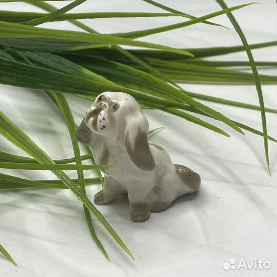 Фарфоровая статуэтка лфз Болонка СССР (сзр)