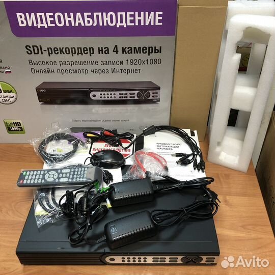 4-канальный HD-SDI видеорегистратор