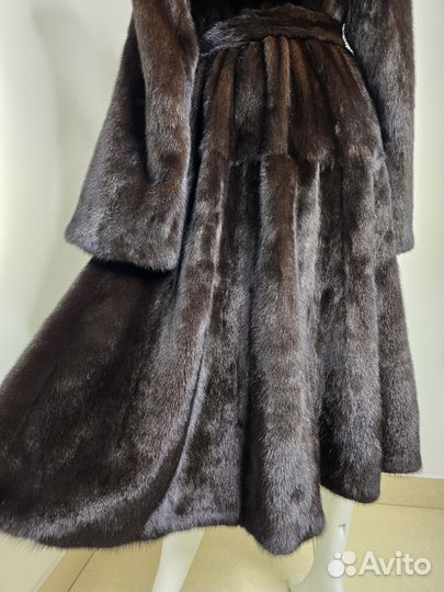 Шуба норковая платье 42'44 длина 110 см