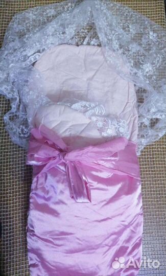 Конверт на выписку для девочки весна осень