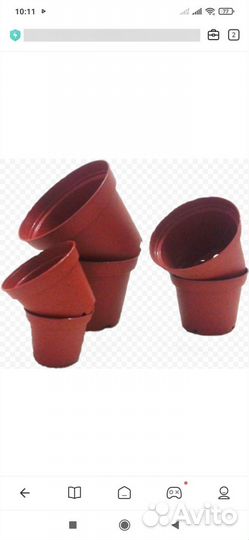 Горшки для фиалок, кактусов