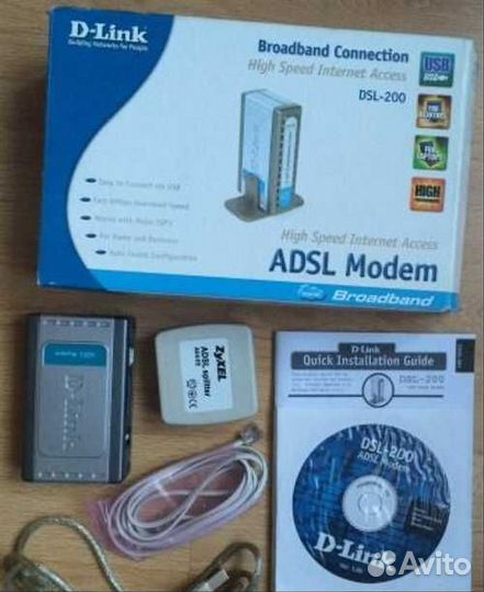 Модем D-Link DSL-200