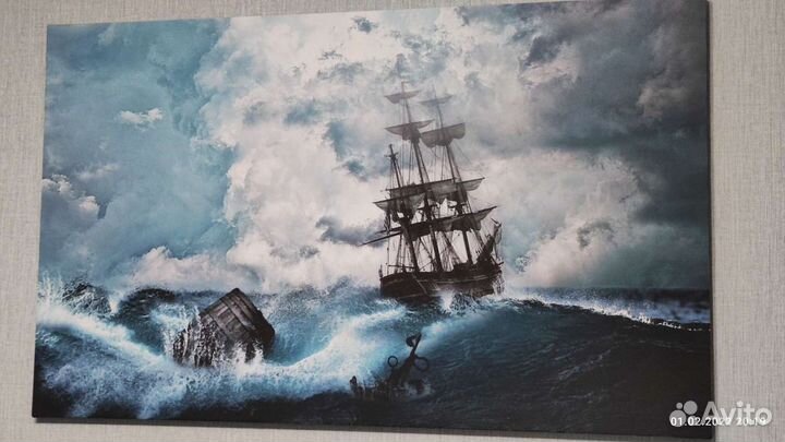 Картина печать на холсте