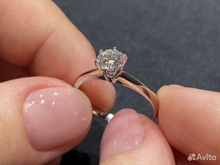 Кольцо с бриллиантом подбор бриллианта
