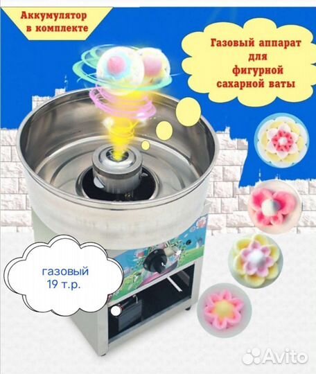 Фигурная сладкая вата