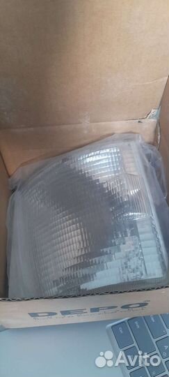 Указатель поворота vw transporter t4 белый