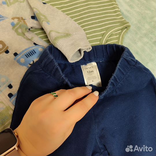 Carters костюм + боди для мальчика 12 мес
