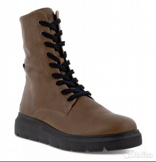 41 кожа новые ботинки ecco nouvelle