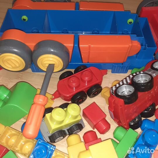 Коструктор Мега Блок + машины