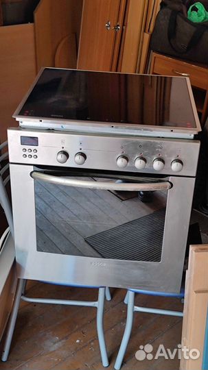 Плита электрическая керамическая с духовкой bosch