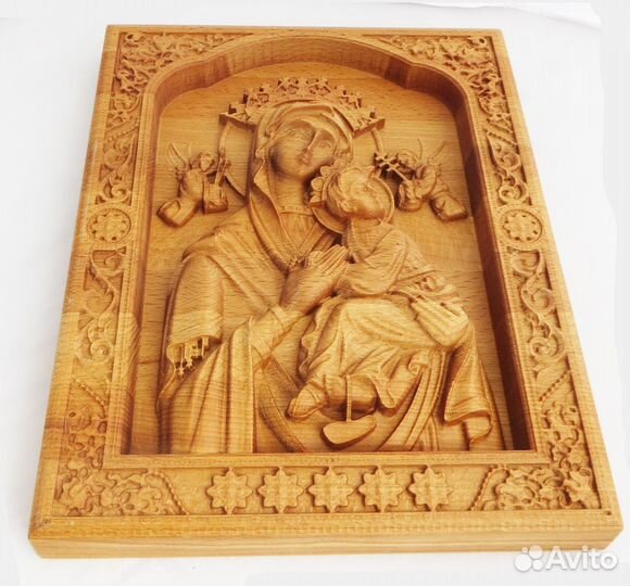 Икона резная 