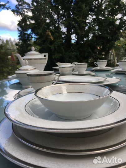 Столовый фарфоровый сервиз на 6/12 персон