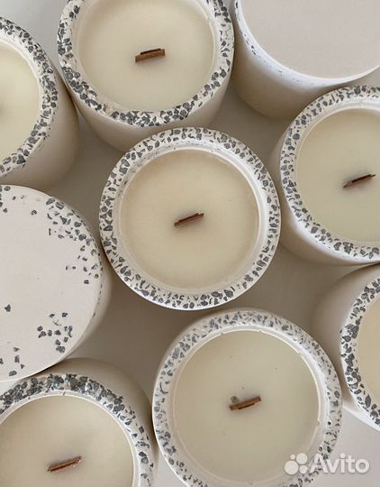 Ароматические свечи ручной работы со спичками