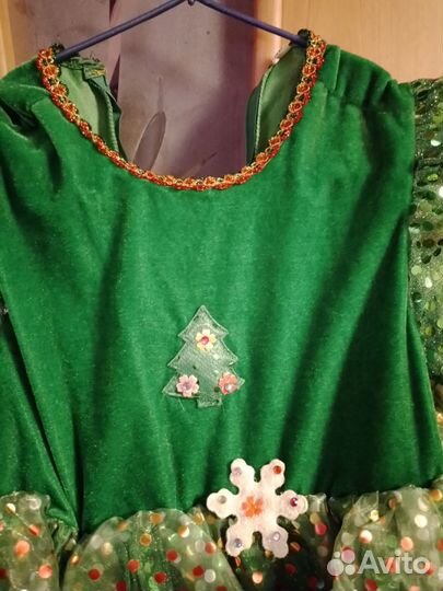 Новогодний костюм для девочки Елочка