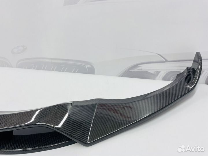Сплиттер BMW X4 G02 V-type сухой карбон