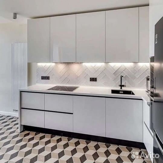 Кухня белоснежка