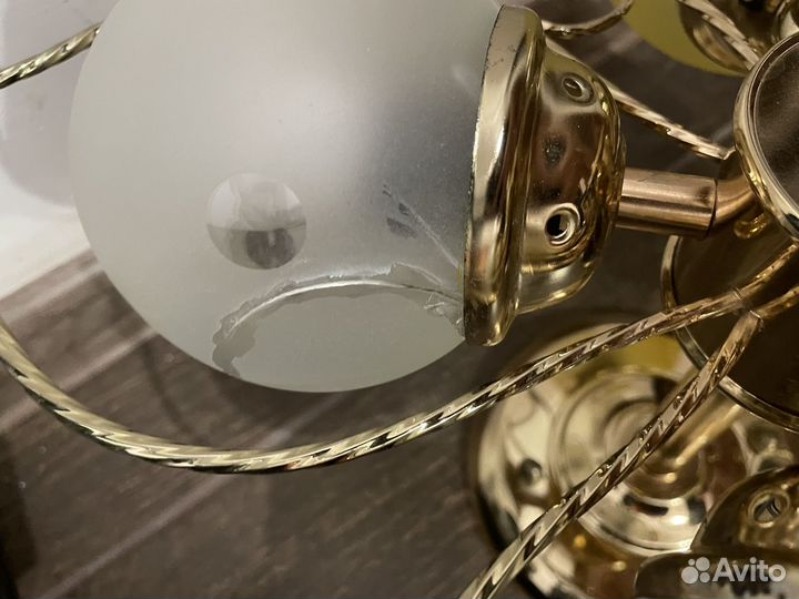 Люстра потолочная бу