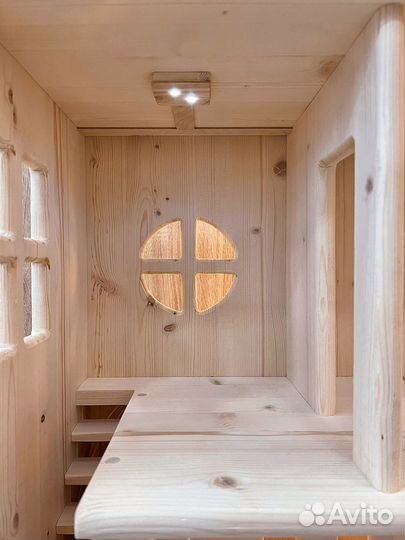 Кукольный дом (стеллаж для игрушек) со светом