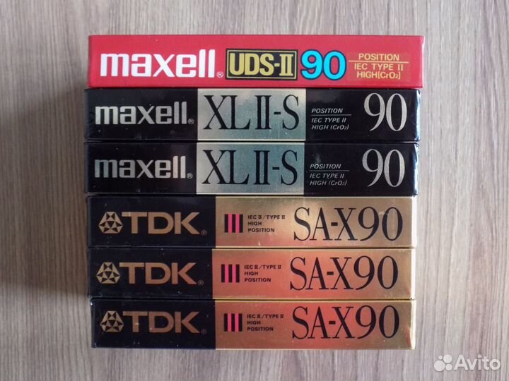 Аудиокассеты Maxell TDK