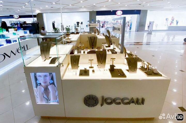 Островок для ювелирных изделий, Торговая мебель