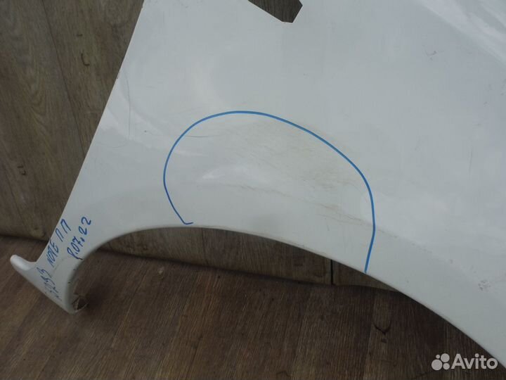 Крыло переднее правое №293 Nissan Note 2009