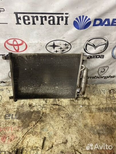 Радиатор кондиционера (конденсер) Chevrolet Aveo