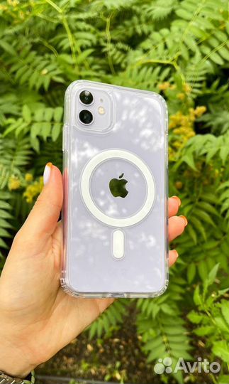 Чехол на Apple iPhone с MagSafe прозрачный