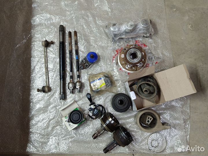 Запчасти бу для ssangyong action дизель 2012