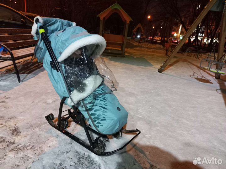 Санки-коляска nika 7-5К