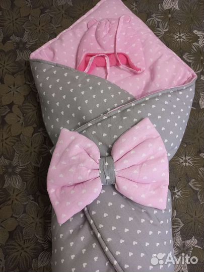 Конверт на выписку зимний для девочки