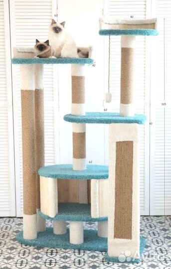 Домик для кошки с когтеточкой