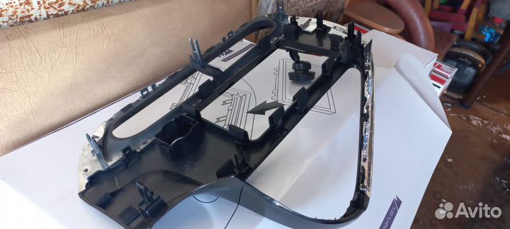 Рамка для 2 din магнитолы на aqua 18г