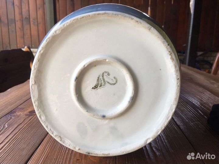 Ваза напольная, Испания, керамика, ручная роспись