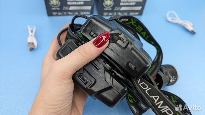 Фонарь налобный X-BAL-G 3 режима