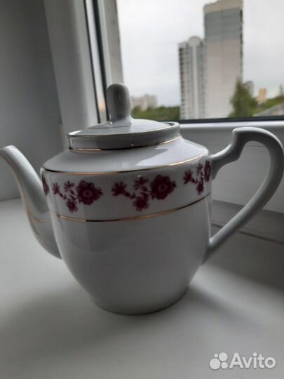 Раритетный фарфоровый китайский чайник