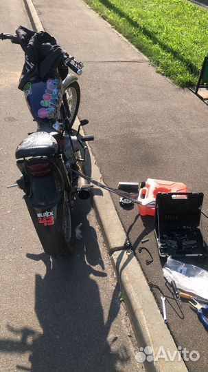 Кастомный мопед