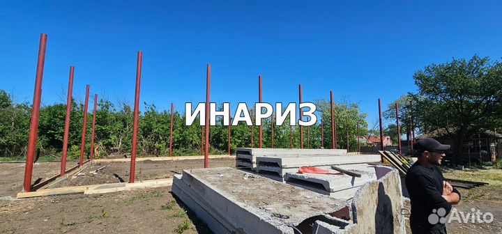 Ангары, водонапорные башни, зерноток