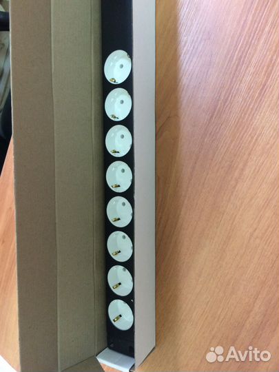 Блок электрических розеток TLK TLK-RS08M1N-BK