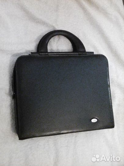 Молодежный портфель папка Classic кожа