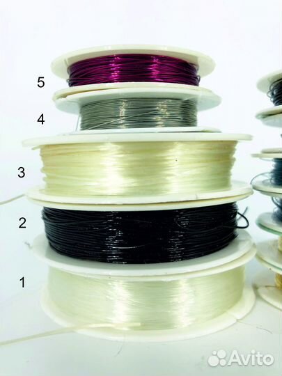 Проволока, леска для бисероплетения