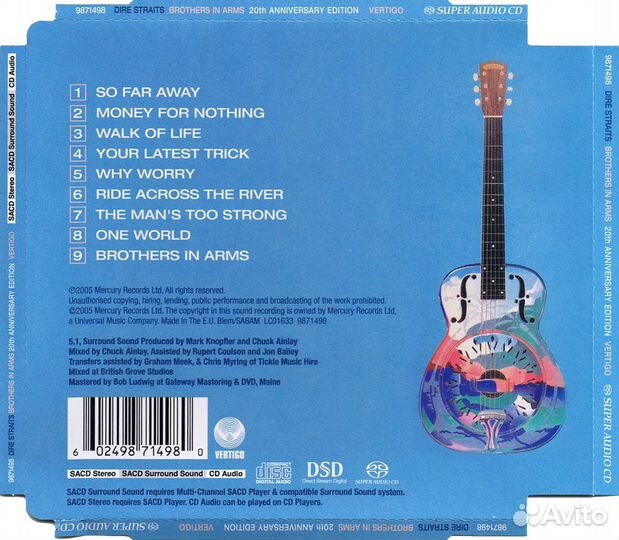Dire Straits - Brothers In Arms. sacd-R