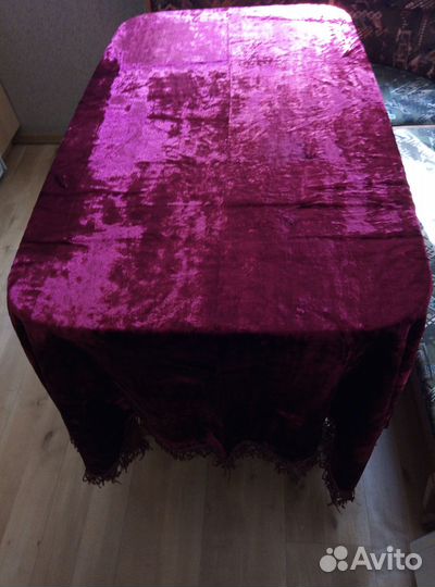 Скатерть плюшевая новая СССР