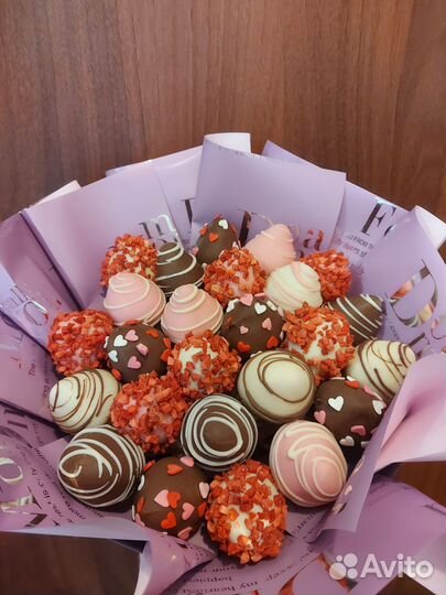 Букет из клубники в шоколаде