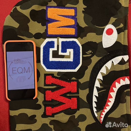 Bape shark full zip hoodie