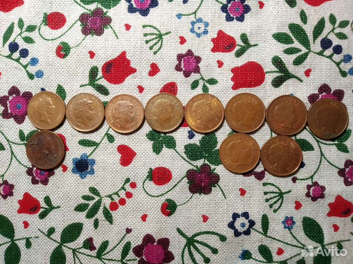 Британские монеты 1 пенни